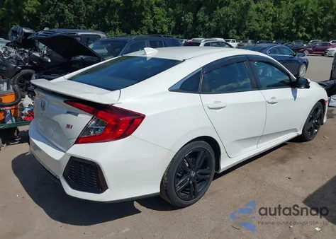 2018 Honda Civic Si из США, поврежденный, VIN 2HGFC1E57JH706795